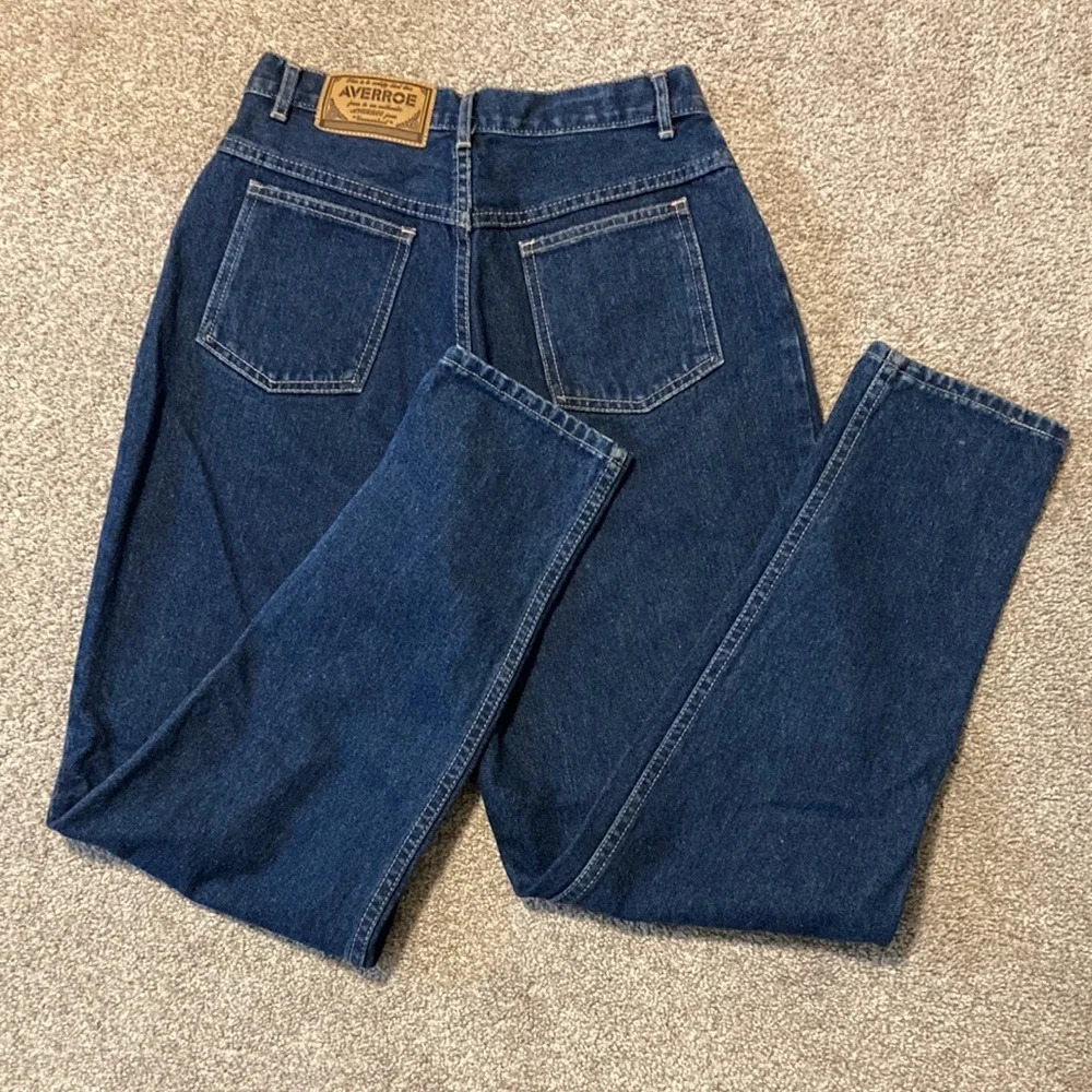 Vintage 90’s Averroe Dark Wash High Waist Mom Jeans 5